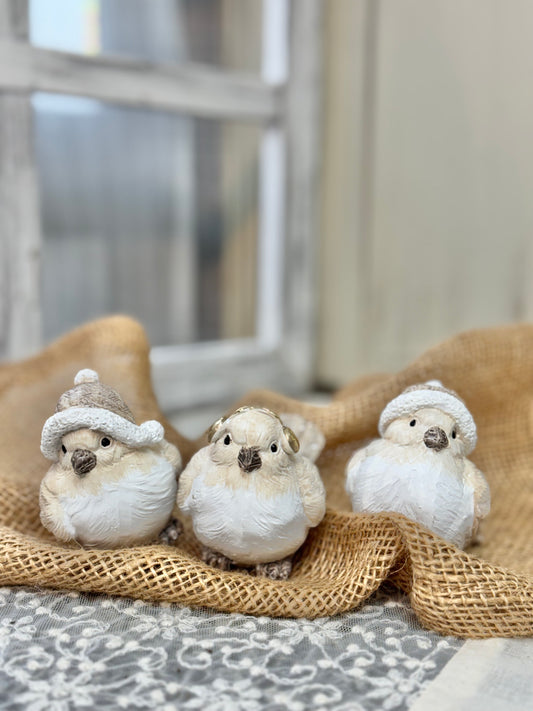 ノエルバードキャップ【カルナック】３羽セット